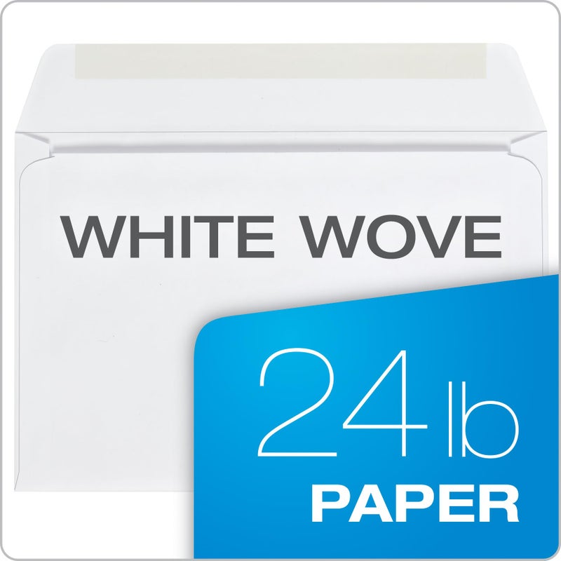 Columbian 6 x 9 Booklet Envelopes, Windowless, White, Gummed Closure, Mailing Envelopes, 100/Box (COLO915) - Image 5